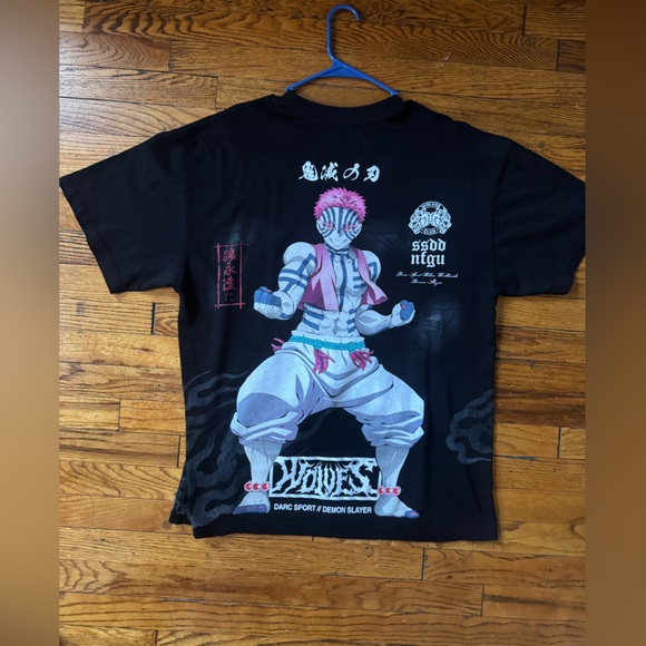 Darc Sport Demon Slayer Akaza Oversized Tee Medium - Picture 1 of 3